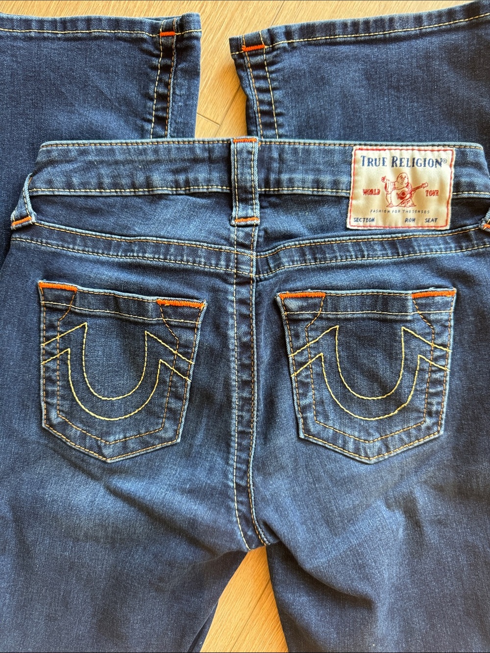 True Religion Becca Mid Rise Bootcut Jeans Indigo Size 25 - Picture 13 of 16